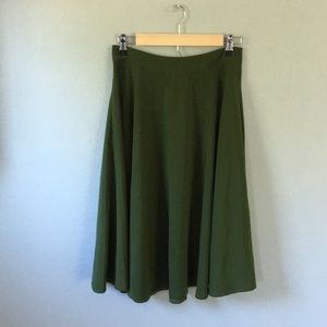 Grass Green Full Skirt